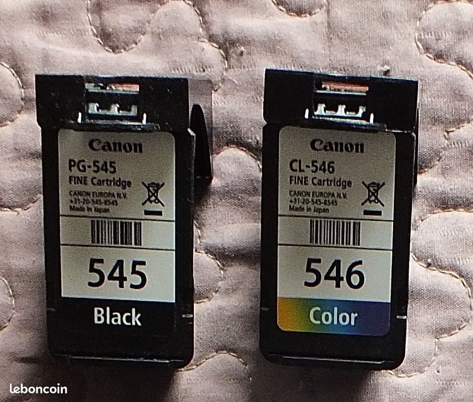 Cartouches vides CANON 545 et 546 + 545XL ET 546 XL (image 2)