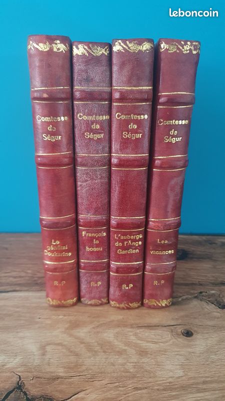 Lot de 4 livres La Comtesse de Ségur Ed Gallimard années 80 (image 1)