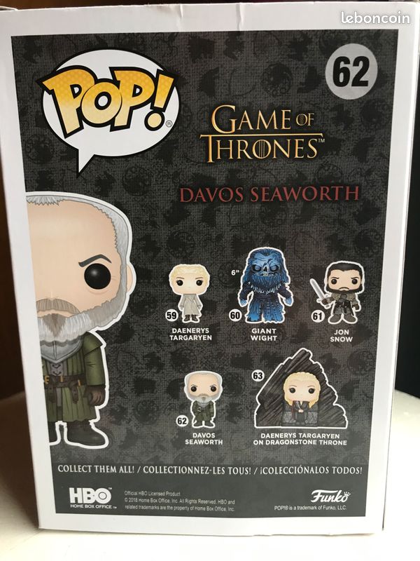 Figurine POP game of Thrones (image 3)