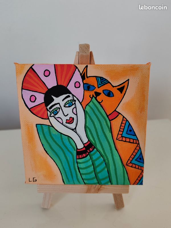 Cadre peinture acrylique (image 1)