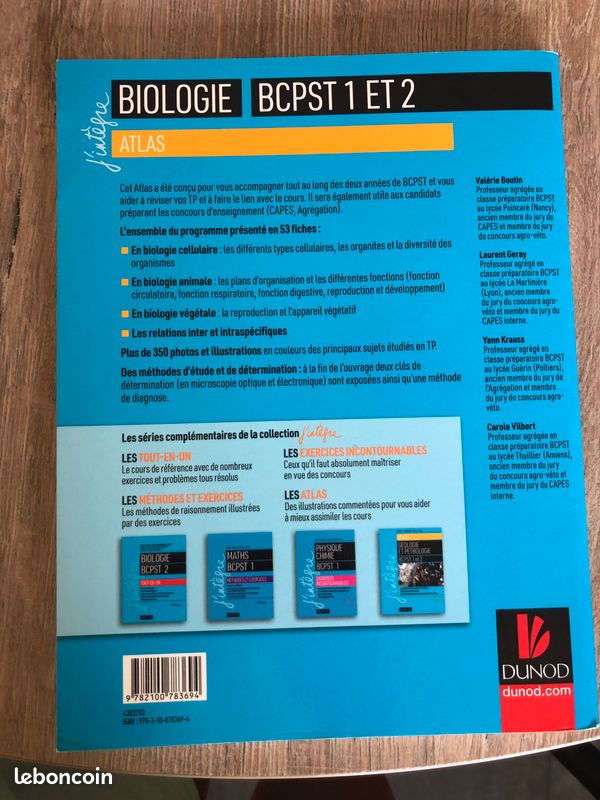 Livre de Prépa BCPST TP Biologie (image 2)