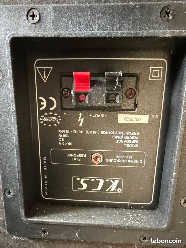 Enceinte KCS sr10A 150w cinema (image 3)