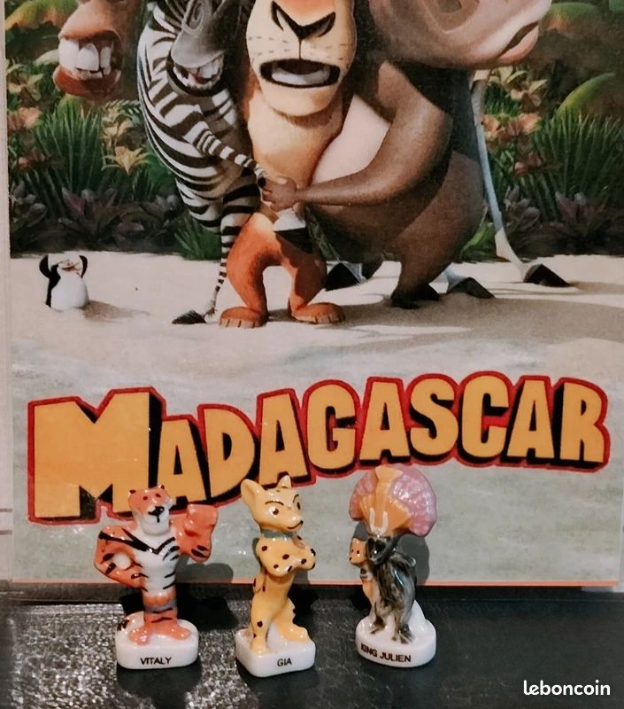 Série complète de 10 fèves "Madagascar3 " (image 3)