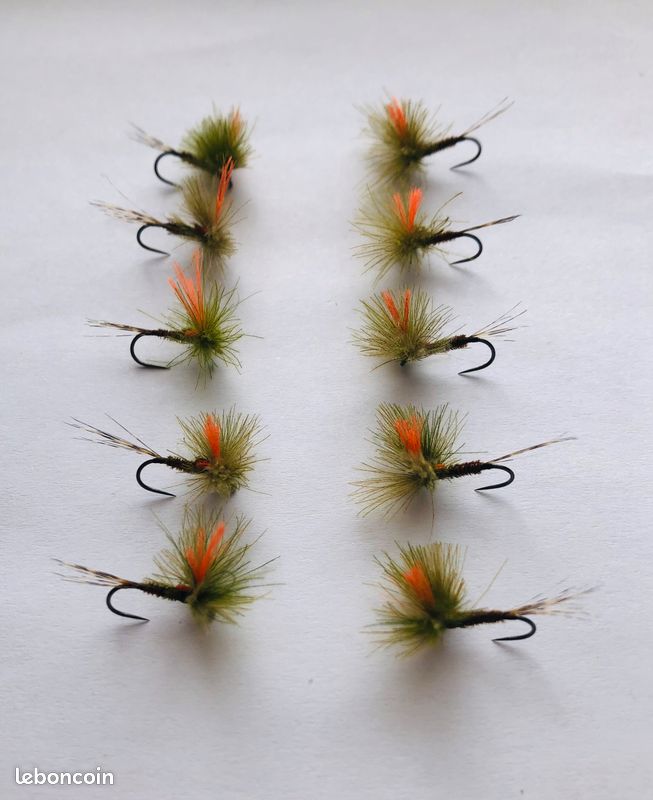 Mouches Pêche à La Mouche 6 Mouches De Pêche Ally's Shrimp Rouges Pêche à La Mouche En Ligne
