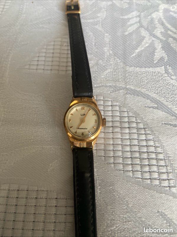 Lip montre femme or 18 carats vintage (image 3)