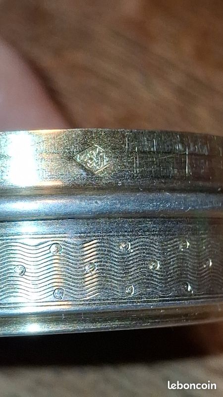 Ancien Cachet Sceau En Argent Vermeil - Poinçon Minerve, Occasion, Bon état