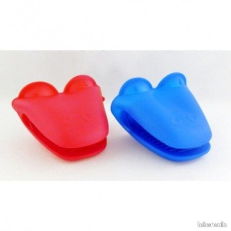 Ensemble Gants Four En Silicone Résistants à La Chaleur - Maniques, Pinceau Et Accessoires Cuisine