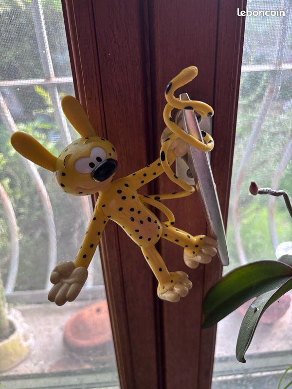Figurine Marsupilami En Latex Vintage 20 Cm - Type Pouet, Années 70, Sans Emballage