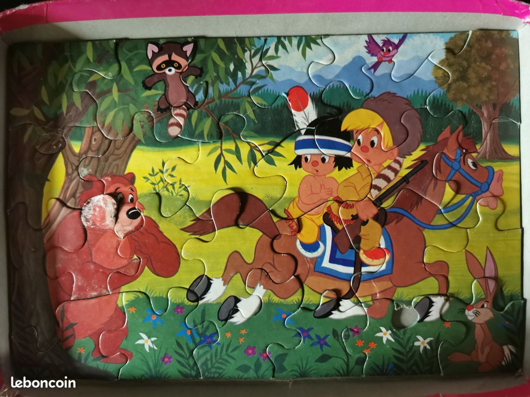 Lot de 5 puzzles différents de 60-15-24-26 pièces "vintage (image 6)