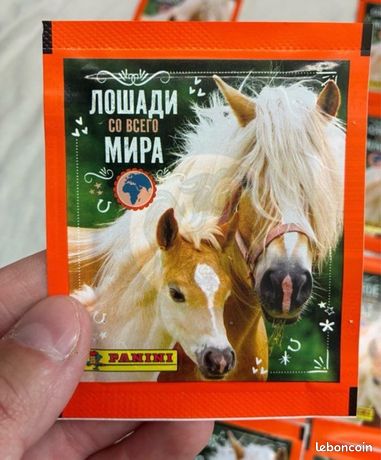 Panini Pochette chevaux du monde Panini Pochette chevaux du monde