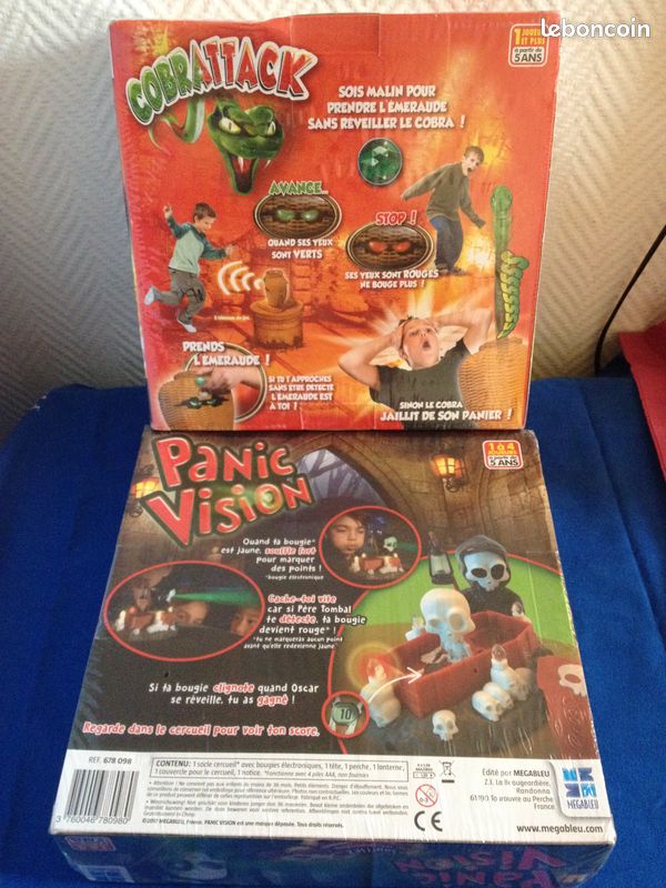 Jeux de société 2 neuf sous blister 1 LOT= Cobrattack+Panic Vision (image 5)