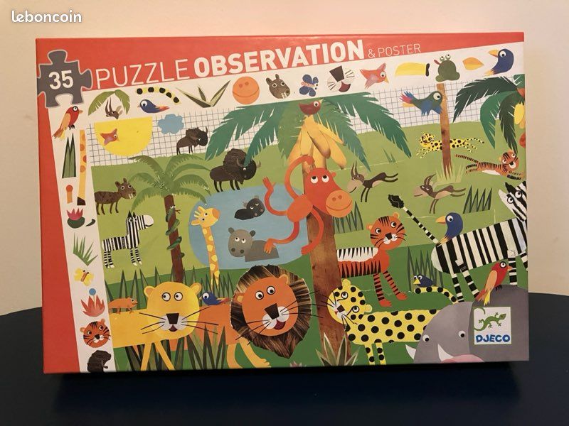 Puzzle observation et poster 35 pièces (image 1)
