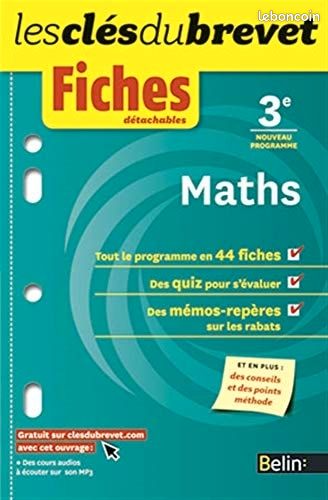Fiches de brevet 3eme MATHS (image 1)