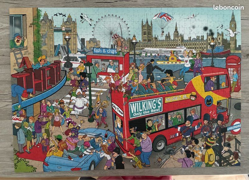 Puzzle big ben londres 1000 pièces multicolore Ravensburger | La Redoute