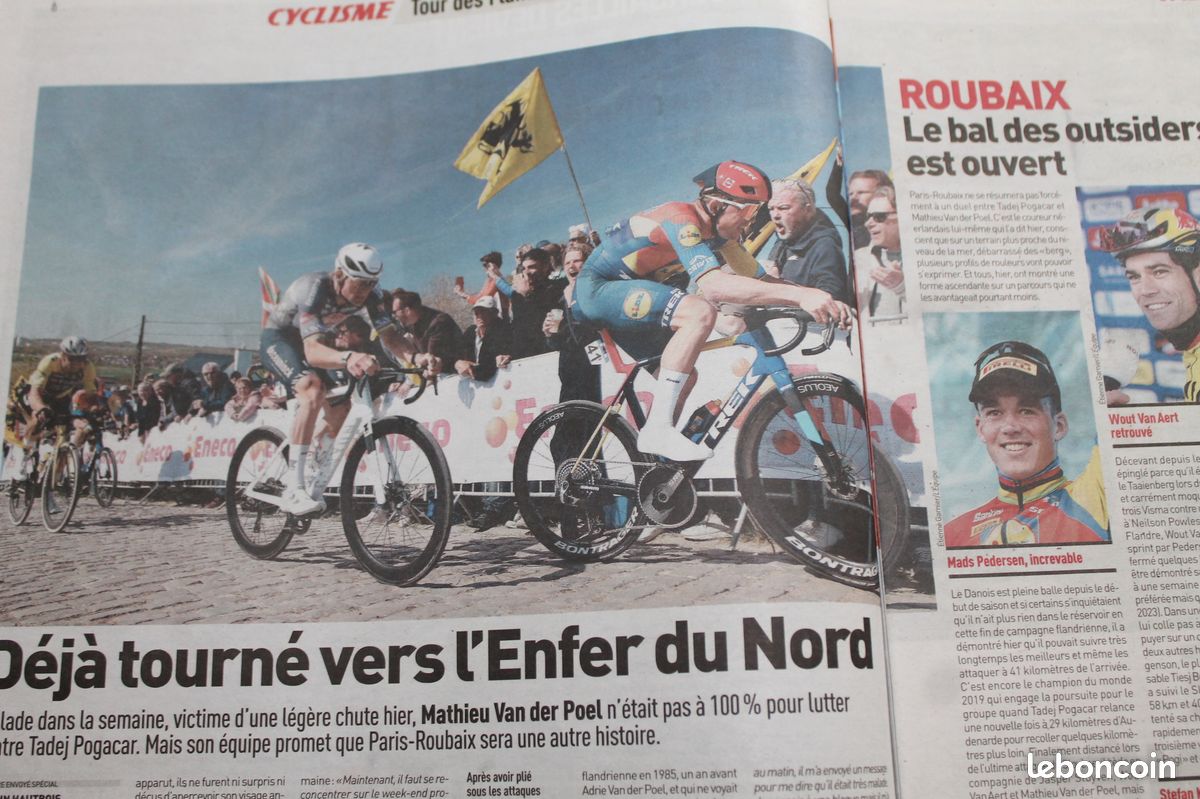 L’Equipe du 7/4/2025 - LA REPONSE - Tadej Pogacar - Tour des Flandres - OM - (image 7)