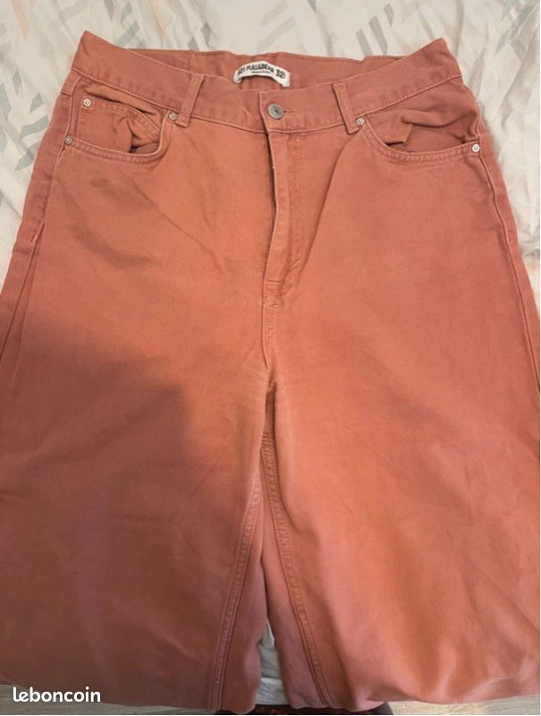 Jeans wide taille haute (image 4)