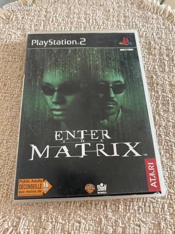 Jeu Enter The Matrix - Sony PlayStation 2 - Complet - Très Bon état