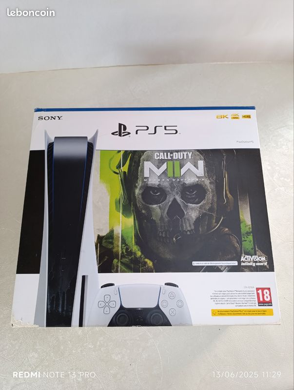 1 BOITE VIDE console jeux vidéo PS4 PlayStation 4 Call of duty black ops neuf EUR 40,00 - FR