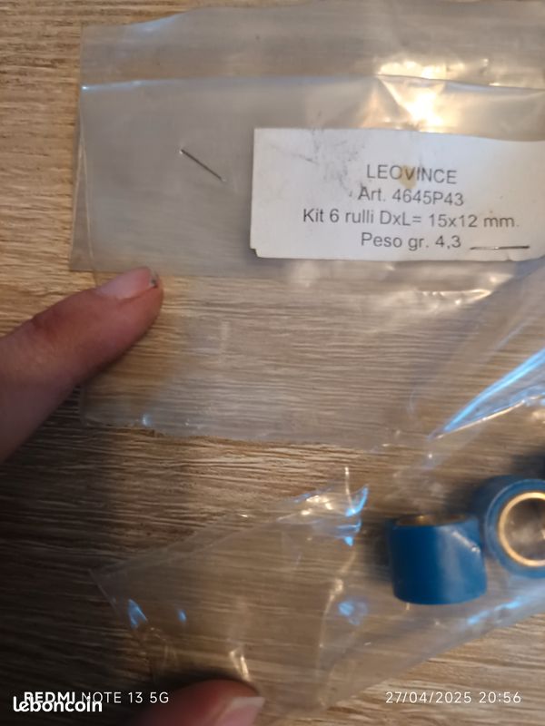 Rouleaux variateur 4,3 gr leo vince (image 2)
