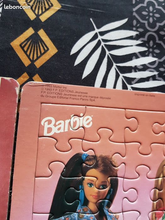 Lot de 2 puzzle 50 pièces collector Barbie vintage 1993 - Editions Jeunesse (image 6)