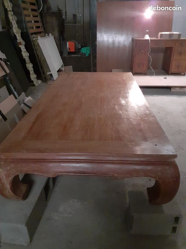 Grande table basse bois (image 1)