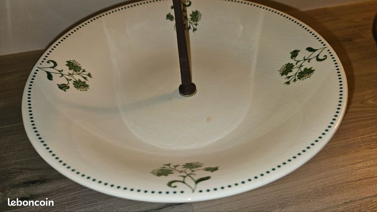 PLATEAU VIDE POCHE CARRE en simili cuir blanc