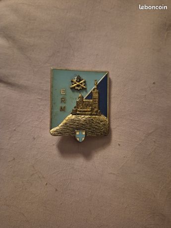 Armée de terre - ANCIEN INSIGNE EMAIL REGIMENT DU TRAIN 6° ERT