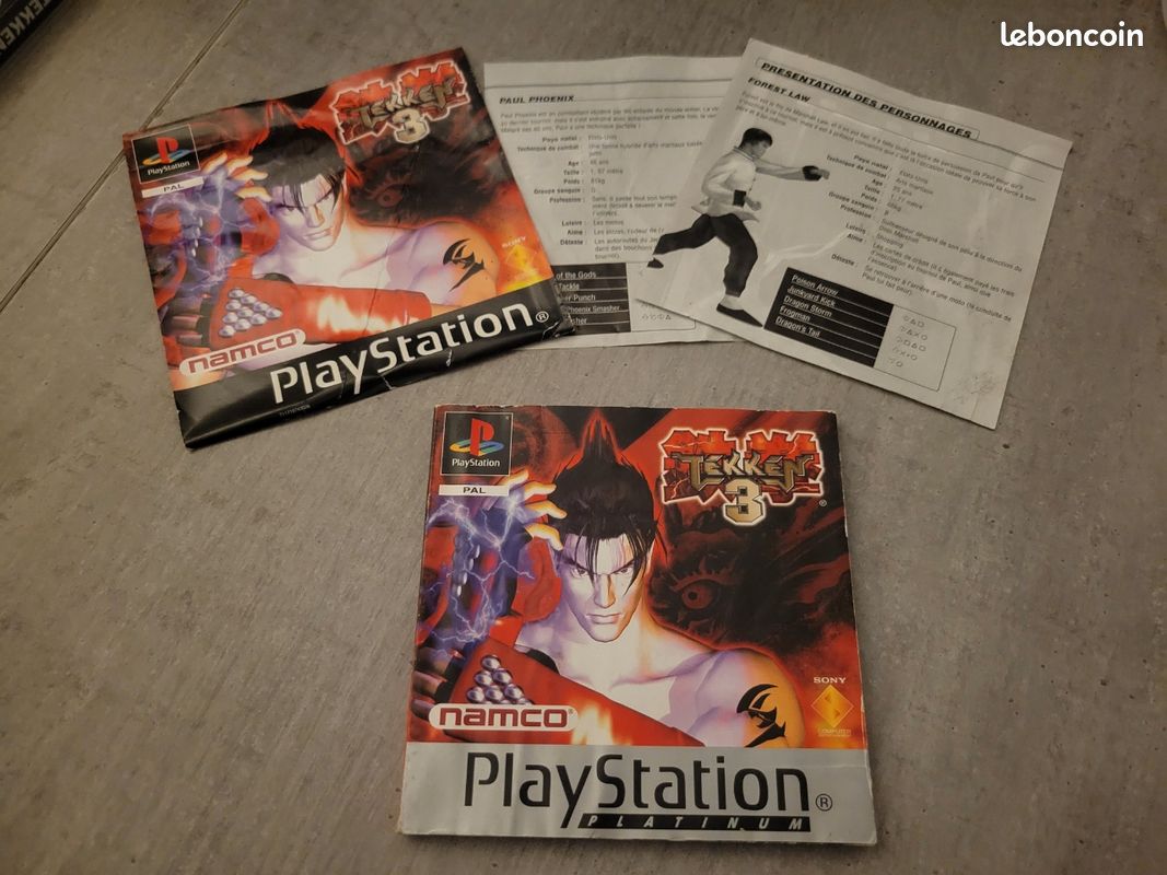 TEKKEN 2 JEU PS1 PAL Bon état - Il manque la jaquette avant EUR 25,00 - FR