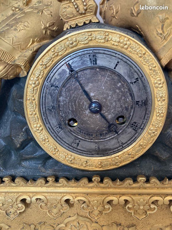 Pendule en bronze XIXe siècle (image 5)