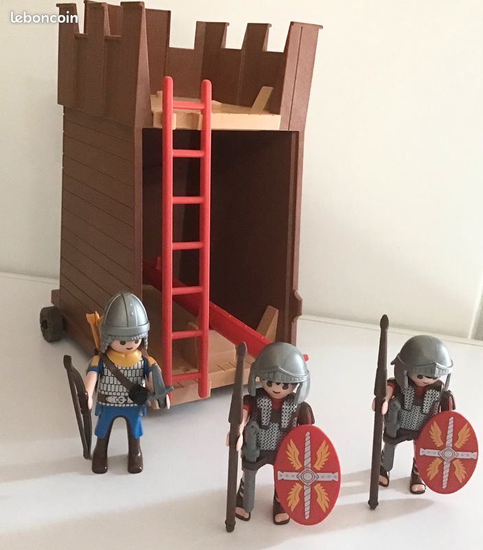 Ancien Playmobil collector 4275🛡️Tour d’Assaut Romaine avec ses soldats🏹(Année 2006) (image 4)