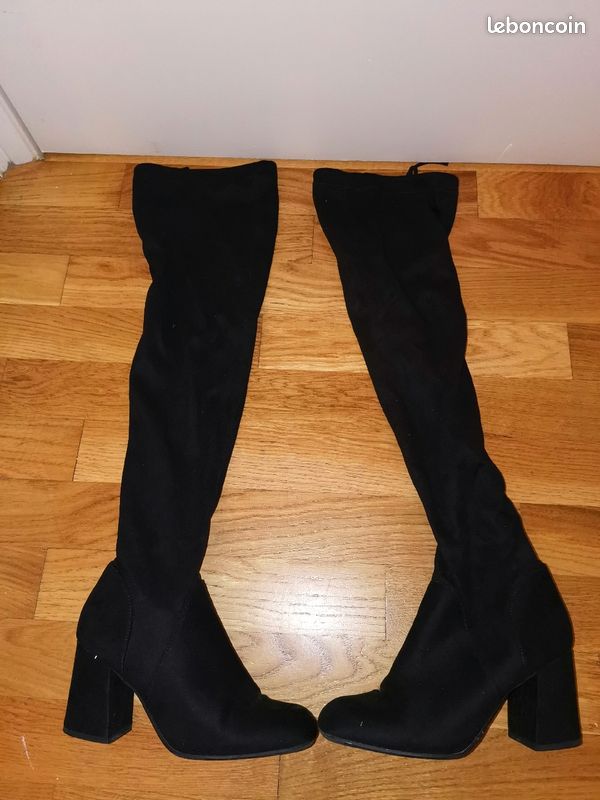 Pimkie Cuissarde Noir Cuissardes Noires Pimkie 38 Chaussures