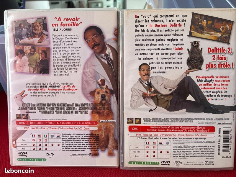 Duo DVD, Docteur Dolittle (image 2)