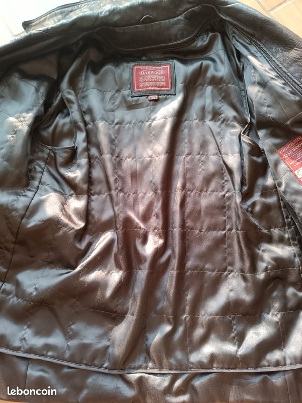 Veste en cuir oakwood (image 3)
