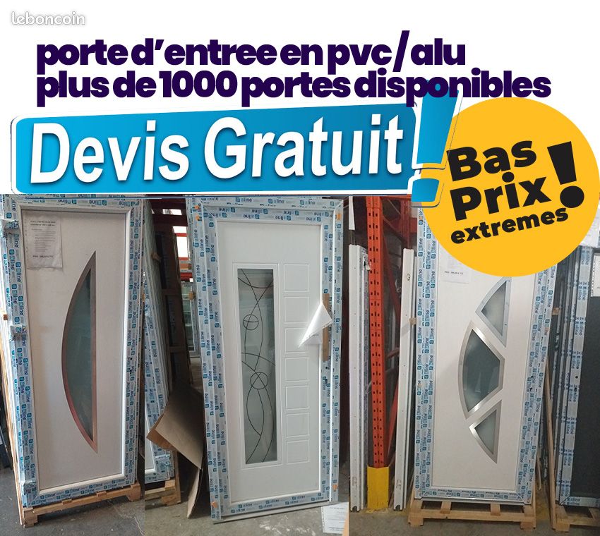 Porte d'entrée *PVC/ALU* avec aération intégrée (image 3)