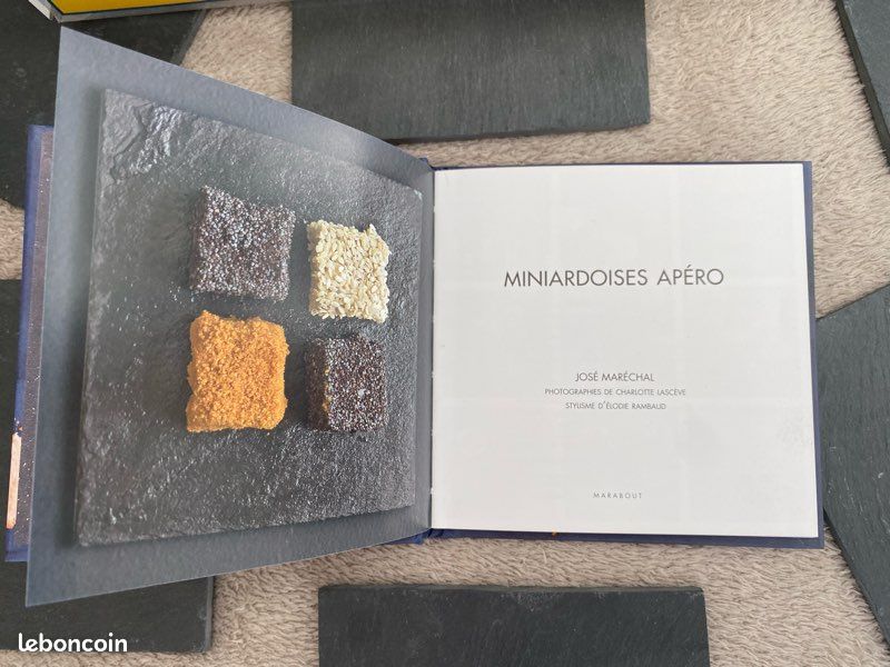 Kit 6 mini ardoises apéro avec livre de recettes – Neuf en boîte d’origine (image 16)