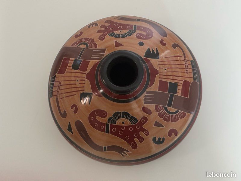 Nicaragua 🇳🇮 Magnifique Vase Emmanuel Maldonado (image 14)
