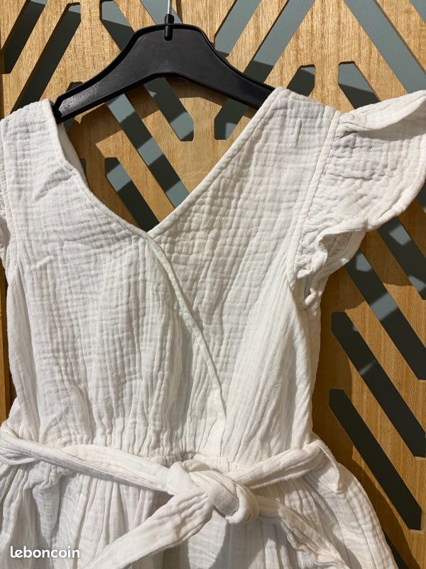 Robe blanche fille 3a Okaïdi (image 3)