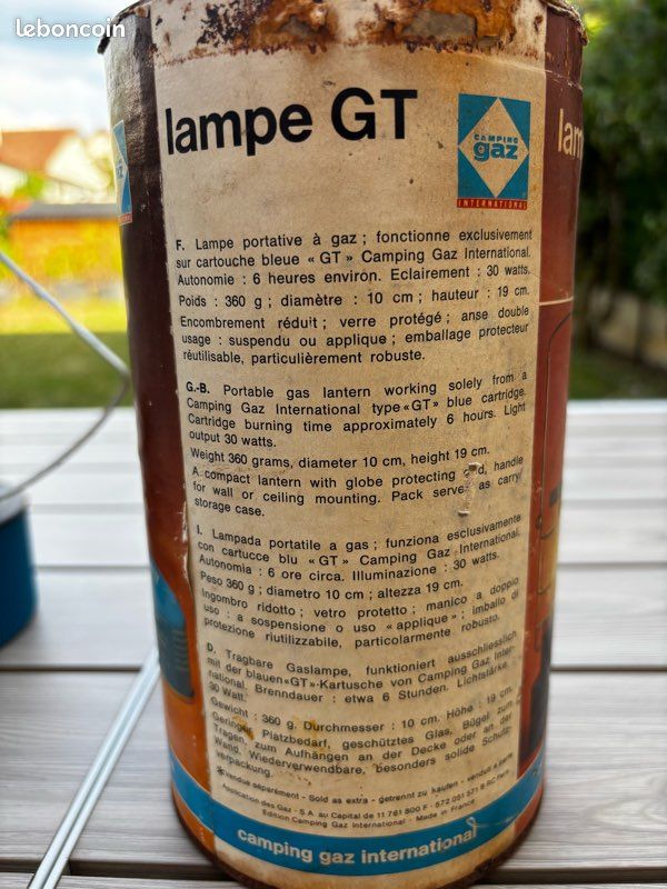 AnnonceLumiere camping gaz - Lumiere camping gaz chez