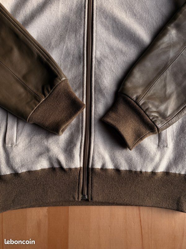 Veste Adidas Originals vintage laine beige marron M – style rétro premium (image 12)
