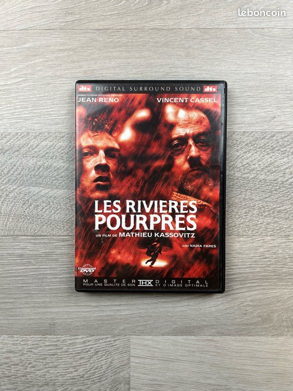 DVD Les Rivières pourpres Jean Reno Vincent Cassel édition Gaumont THX DTS complet (image 1)