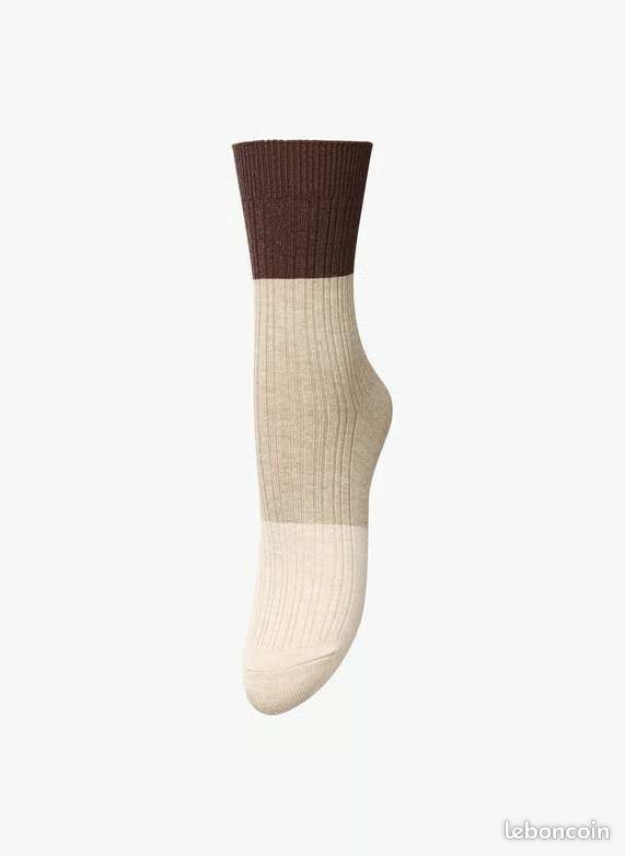 2 paires de chaussettes mixtes BECKSÔNDERGUAARD Cotta Sporty, référence= 2507800002(2 modèles), en 37/39, neuves (image 3)