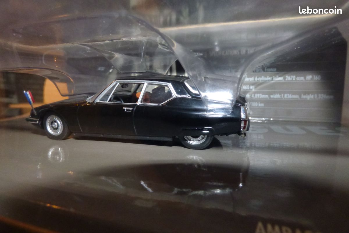 CITROEN: A NOS 1:43 scale Minichamps Citroen SM Ambassador Jean Sauvagnargues die-cast model