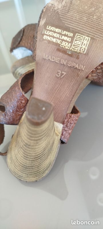 Sandales en cuir Soft Walk. T37. Neuves (image 4)