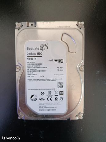 Disque dur 3.5 Seagate BarraCuda 1 To - Accessoires informatique