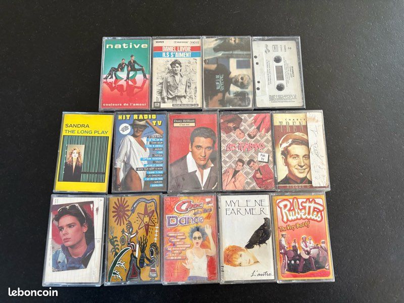 Cassettes audio variété (image 1)