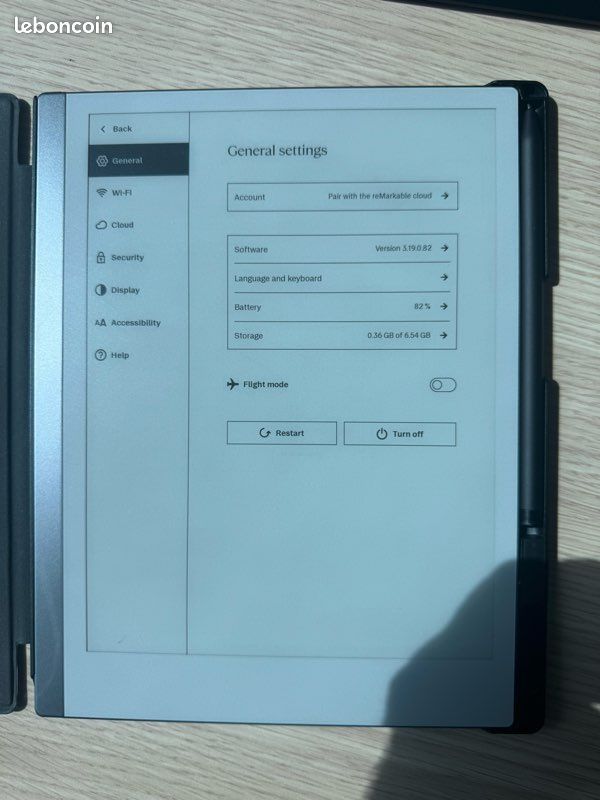 Tablette reMarkable 2 avec Marker et housse - Garantie 6 mois (image 9)