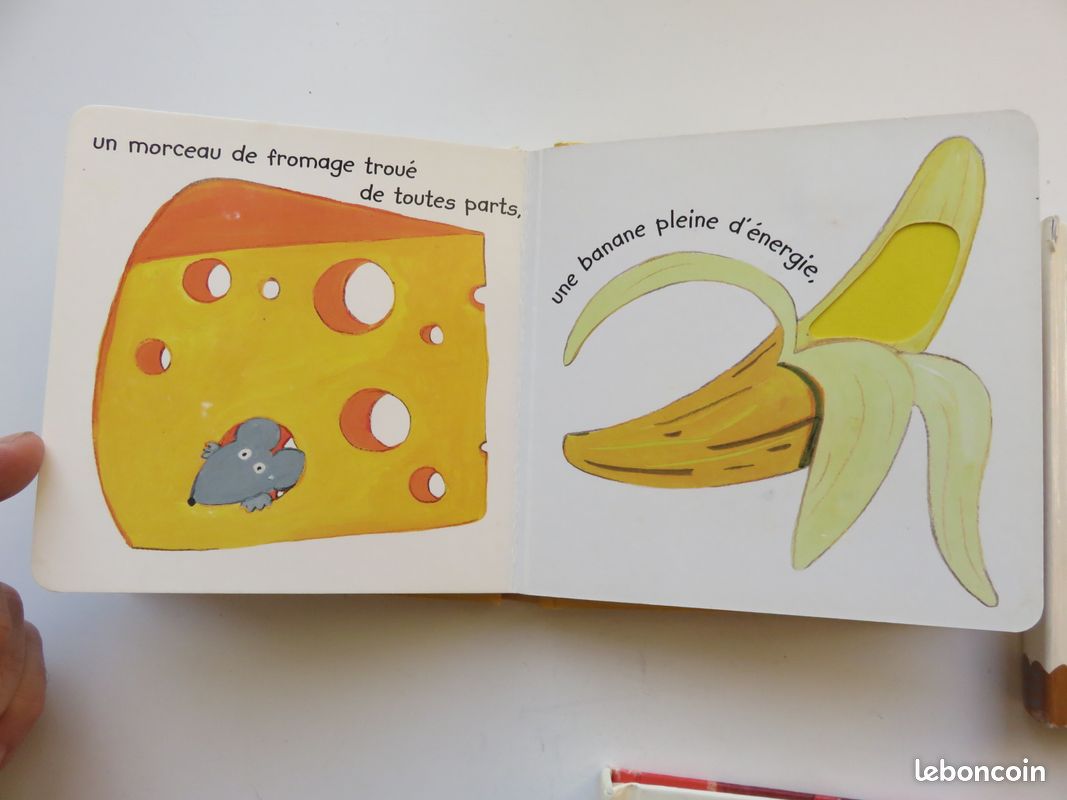 Lot 3 Albums "Des couleurs à toucher " rouge, jaune, marron (image 4)