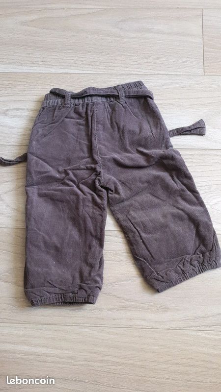 Pantalon velours 12 mois (image 2)