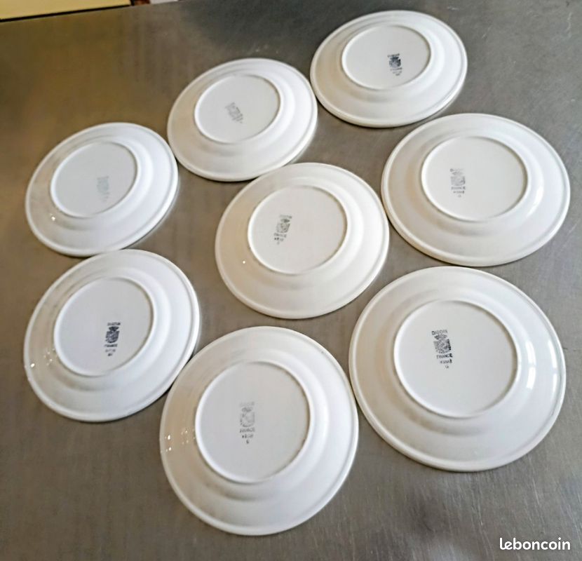 Assiettes à dessert ou à entrée Digoin Sarreguemines