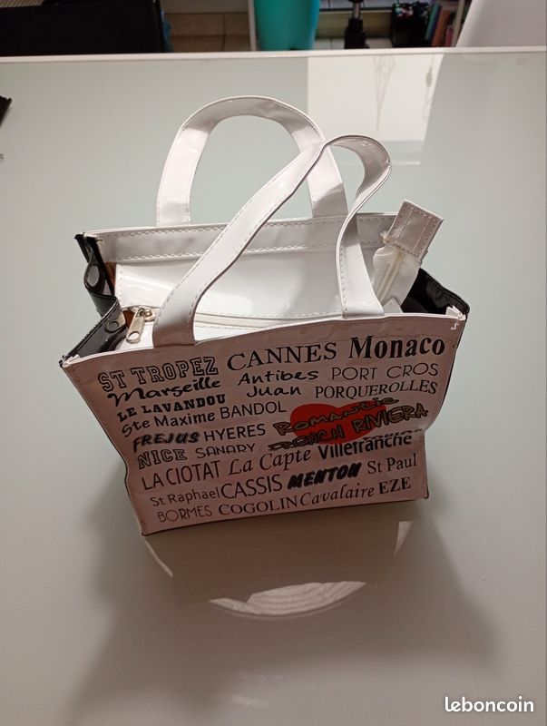 Sac a main romantic french Riviera (image 2)